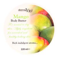 dermav10 body butter mango 220ml