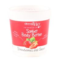 DermaV10 Body Butter Sorbet Strawberries & Cream 200ml