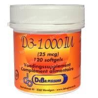 Deba D3-1000 25mcg 120 St