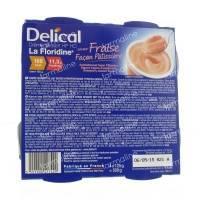 delical crem dessert la floridine strawberry 500 g