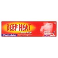 deep heat effective pain relief heat rub 67g