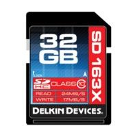 Delkin SDHC Pro 32GB Class 10 163x (DDSDPRO3-32GB)