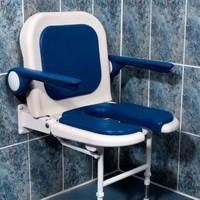 Deluxe Horseshoe Shower Seat With Legs