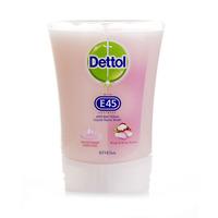 Dettol E45 No Touch Liquid Hand Wash Rose and Shea Butter 250ml