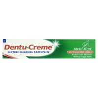 Dentu-Creme Denture Cleansing Toothpaste Fresh Mint 75ml