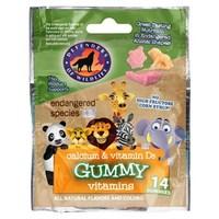 Defenders of Wildlife Calcium &amp; Vitamin D3 Gummy Vitamins 14 gummies