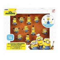 Despicable Me Minions Pack of 10 3D Puzzle Erasers