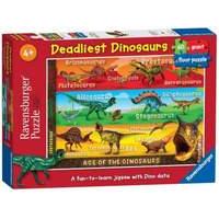 Deadliest Dinosaurs Giant Floor Puzzle 60 Piece