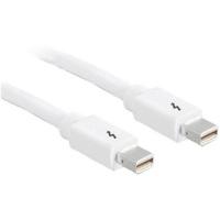 DeLock Cable Thunderbolt male / male 1m white (83166)