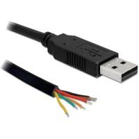 delock converter usb 20 male serial ttl 6 open wires 18m 33v 83117