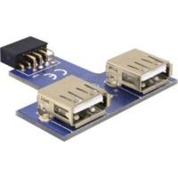 delock usb pin header female 2 x usb 20 female up 41824