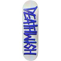 Deathwish Deathspray Skateboard Deck - White/Blue Holo 8.25\