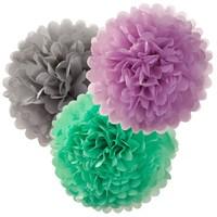 Decadent Decorations Macaroon Pom Pom Mix