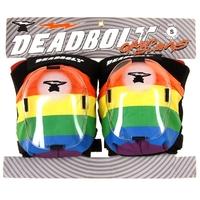 Deadbolt Grandslam Knee Pads-Rainbow