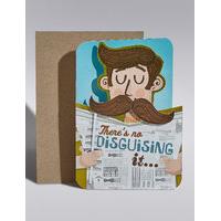 Detachable Moustache Birthday Ca...