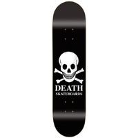 Death OG Black Skull Skateboard Deck - 8.25\
