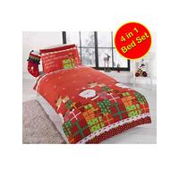 dear santa 4 in 1 junior bedding bundle duvet pillow covers