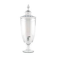 Decorative Apothecary Style Clear Glass Beverage Dispenser