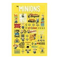 despicable me infographic 24 x 36 inches maxi poster