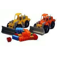 Dede 05203 Digger Truck With 25 Building Bricks