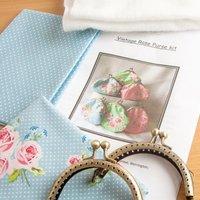 Design And Sew Vintage Rose Double Purse Kit 404552