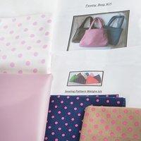 Design and Sew Pink Penny Bag Comes with Free Sewing Pattern Weights 406133