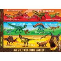 deadliest dinosaurs giant floor puzzle 60pc