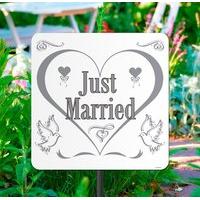 Decoration Garden Sign Just Married