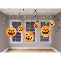 Decorations Halloween Pumpkins (x2)