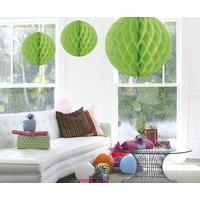 Decoration Honeycomb Ball Green Lime 50c