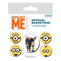 Despicable Me Badge Set (gru & Family)