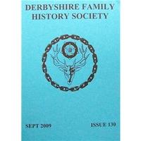 derbyshire family history society 130 september 2009