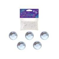 Decor Diamonte Diamonds Clear x 6