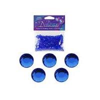 Decor Diamonte Diamonds Sapphire Blue x6