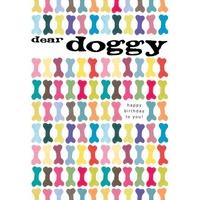 Dear Doggy | Birthday Card for Dogs