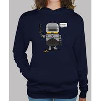 despicable law enforcer womens hoodie