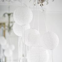 Decadent Decs White Paper Tassel Lanterns