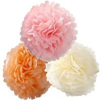 Decadent Decorations Pom Pom Mix Pastel