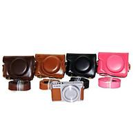 dengpin pu leather camera case bag cover with shoulder strap for canon ...