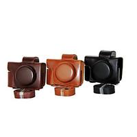 Dengpin PU Leather Camera Case Bag Cover for Olympus E-M10 MARK II EM10 Mark2 (14-42mm EZ lens(Assorted Colors)