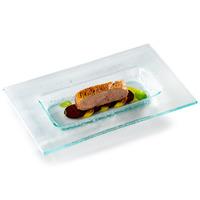 Decorglass Rectangular Glass Tray (Single)