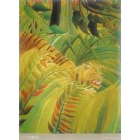 Detail from \'Tiger in a Tropical Storm (Surprised!)\', 1891 By Henri Rousseau