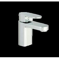 decade basin mixer tap with sprung waste