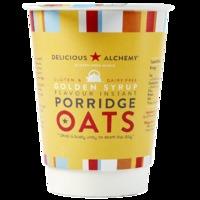 delicious alchemy gluten dairy free instant porridge oats golden syrup ...
