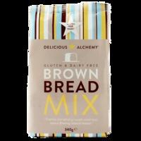 Delicious Alchemy Gluten & Dairy Free Brown Bread Mix 340g - 340 g