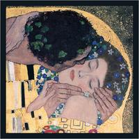 Der Kuss - 1908 Part (The Kiss, Detail) By Gustav Klimt