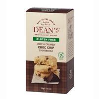 deans gluten free choc chip shortbread 150g