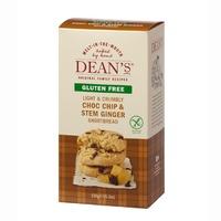 Dean\'s Gluten Free Choc Chip & Stem Ginger Shortbread 150g