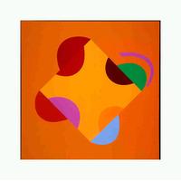 Development of a Square (Orange) By Terry Frost RA