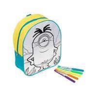 Despicable Me Minions Colour Your Own Backpack